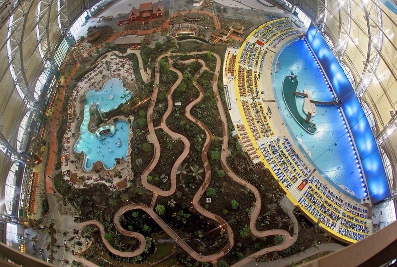 Peek Inside The Largest Indoor Pool In The World!